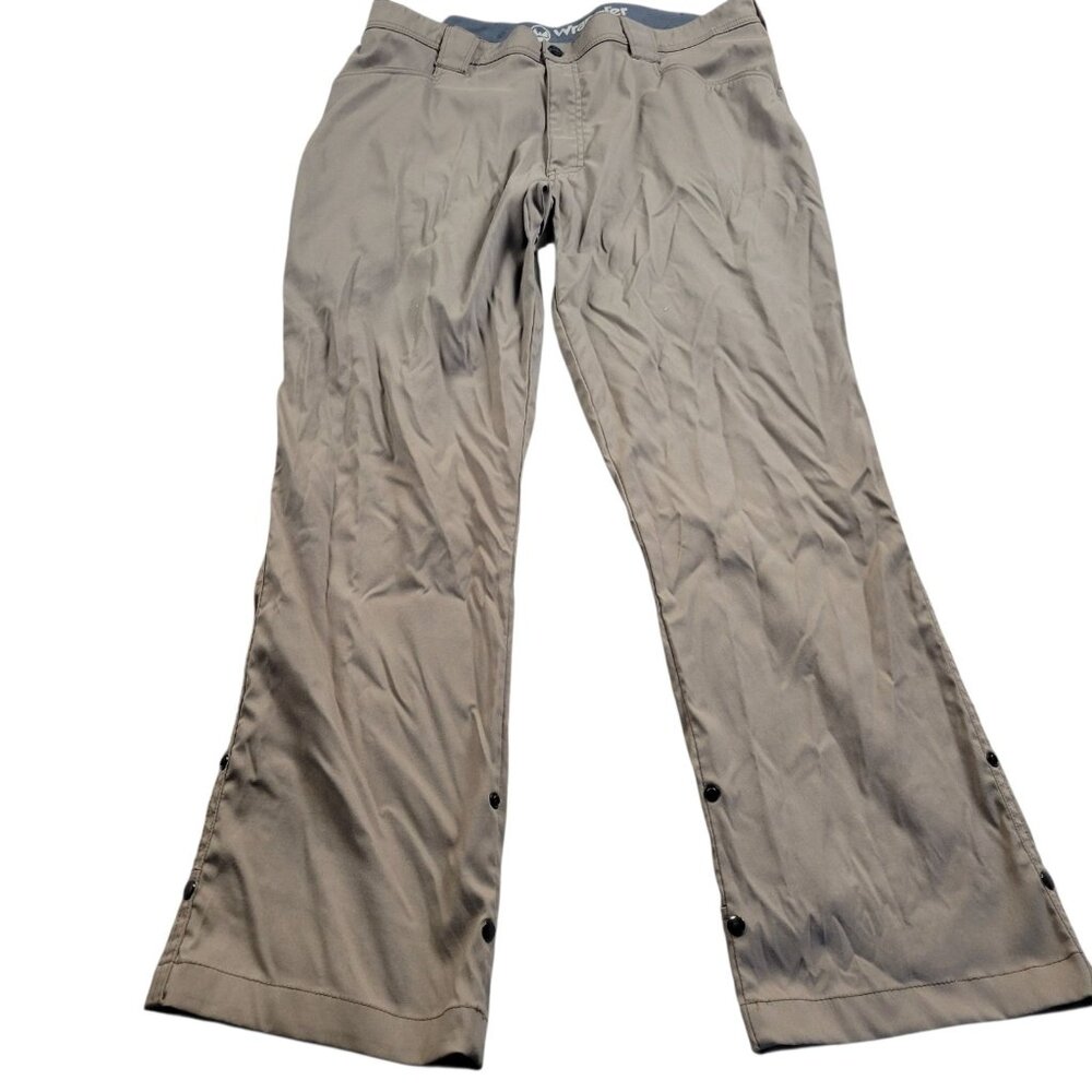 Wrangler Pants Mens 38x30 Beige Outdoors Series Straight Convertible